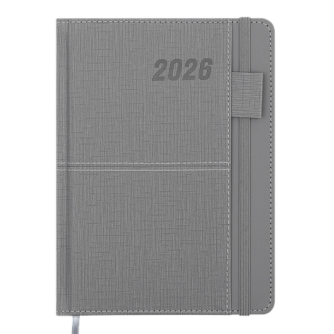 Щоденник данин 2026 FOREVER A5 сірий скіск/поролон, фото 1