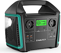 Портативная электростанция SWAREY 500/1000 Вт зарядная станция для приборов