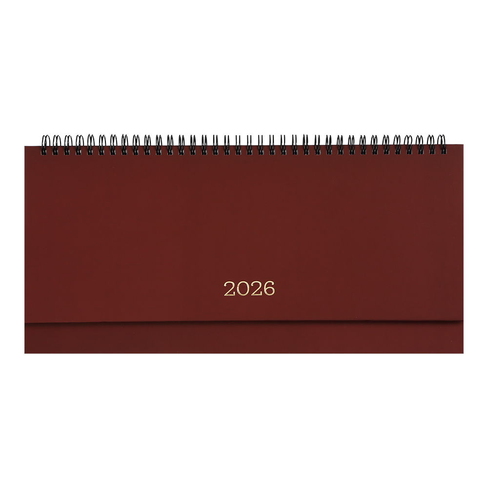 Планінг датир2026 MONOCHROME бордовий