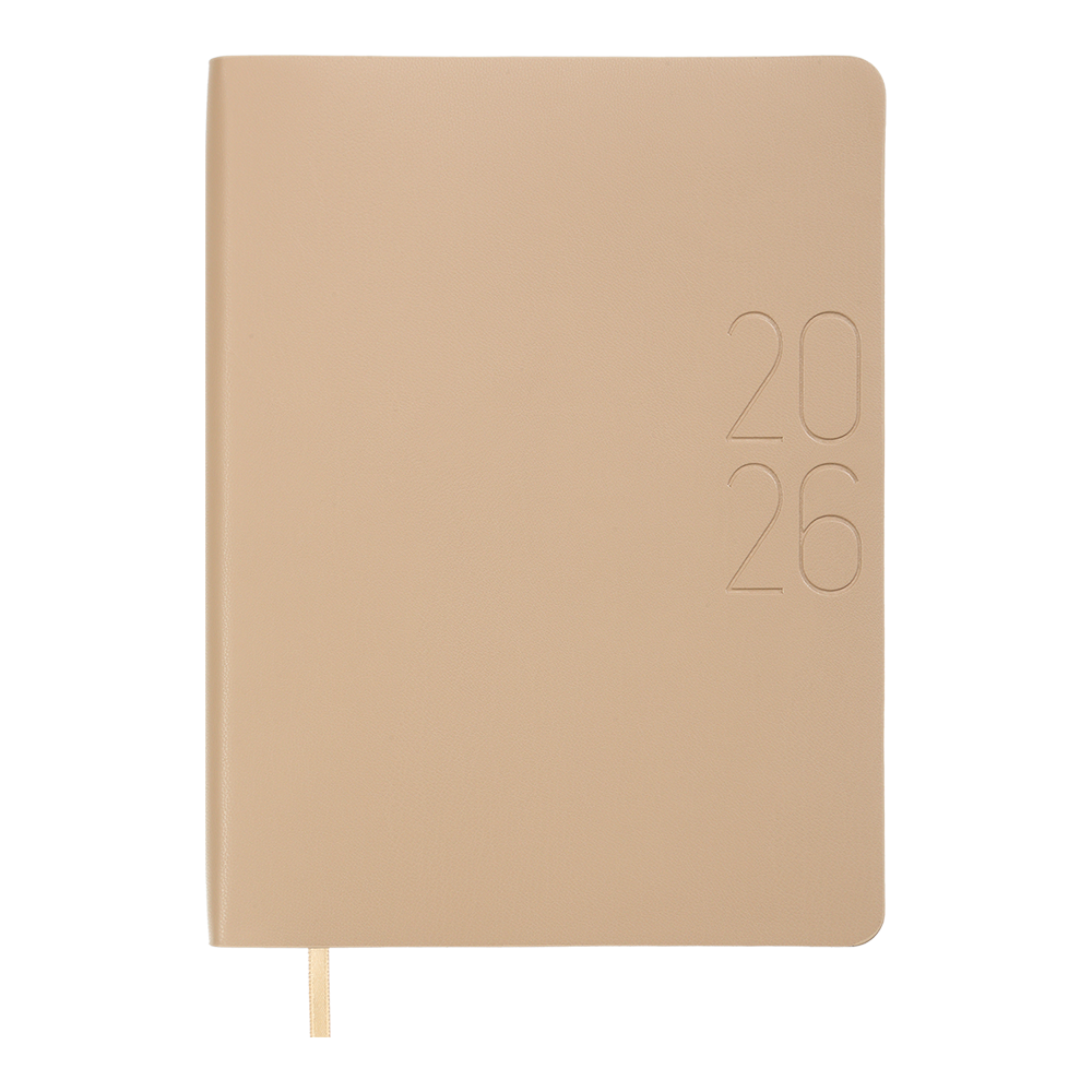 Щоденник данин 2026 MORANDI STYLE A5 пісочний віскожа
