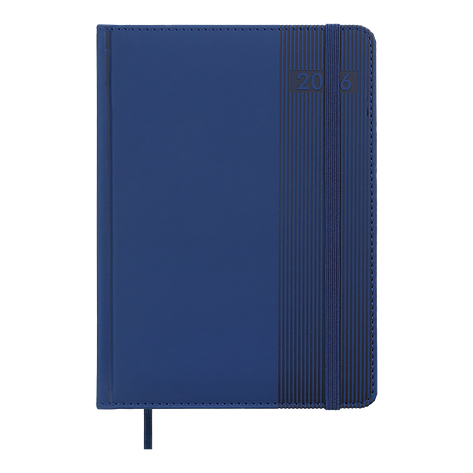 Щоденник данин 2026 BARONE A5 синій скрожа/поролон, фото 1