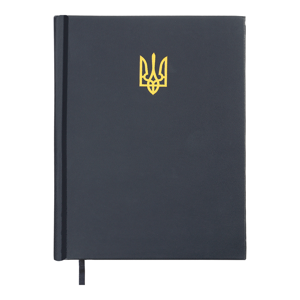 Щоденник данир 2026 POWERFUL A5 Темносиній бумвініл/поролон