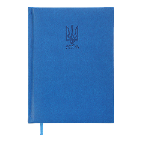 Щоденник данин 2026 HERALDRY A5 світлосиній скіжка/поролон, фото 1
