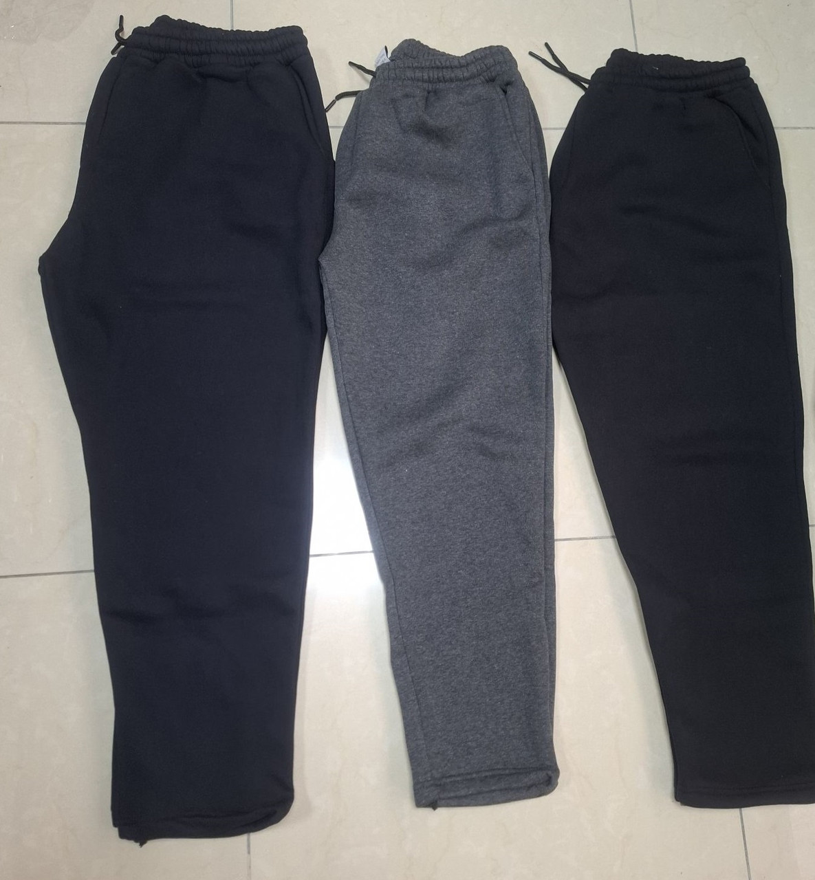 Спортивні теплі чоловічі штани у батальному розмірі прямі, фото 1