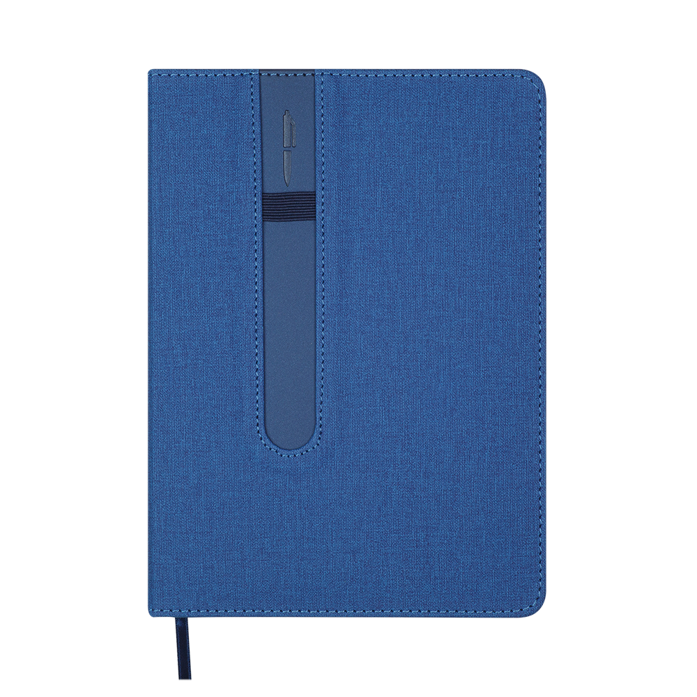 Щоденник данин 2026 ELEGANTE A5 синій скрожа/поролон