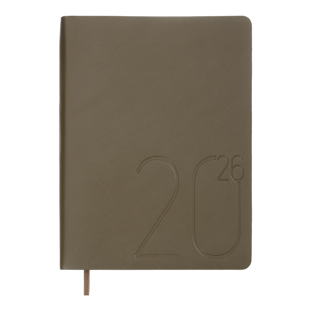 Щоденник данин 2026 DARK MORANDI A5 зелений іскря