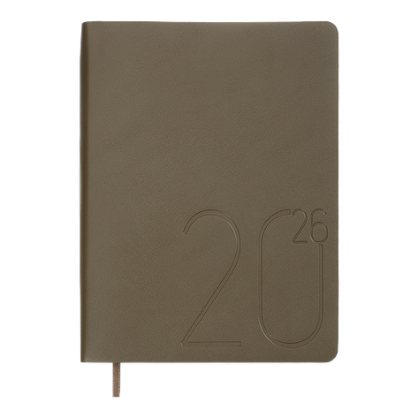 Щоденник данин 2026 DARK MORANDI A5 зелений іскря, фото 1
