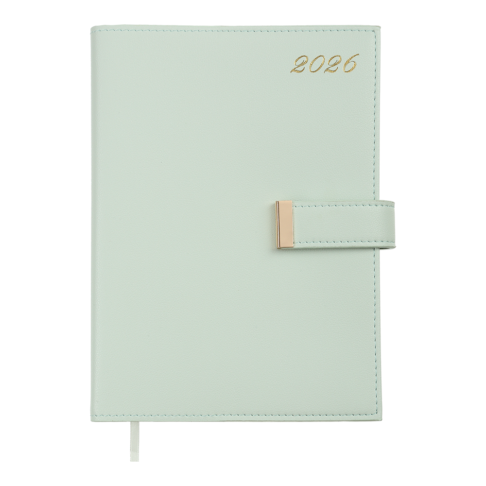 Щоденник данин 2026 NUDE A5 світлозелений скрожа