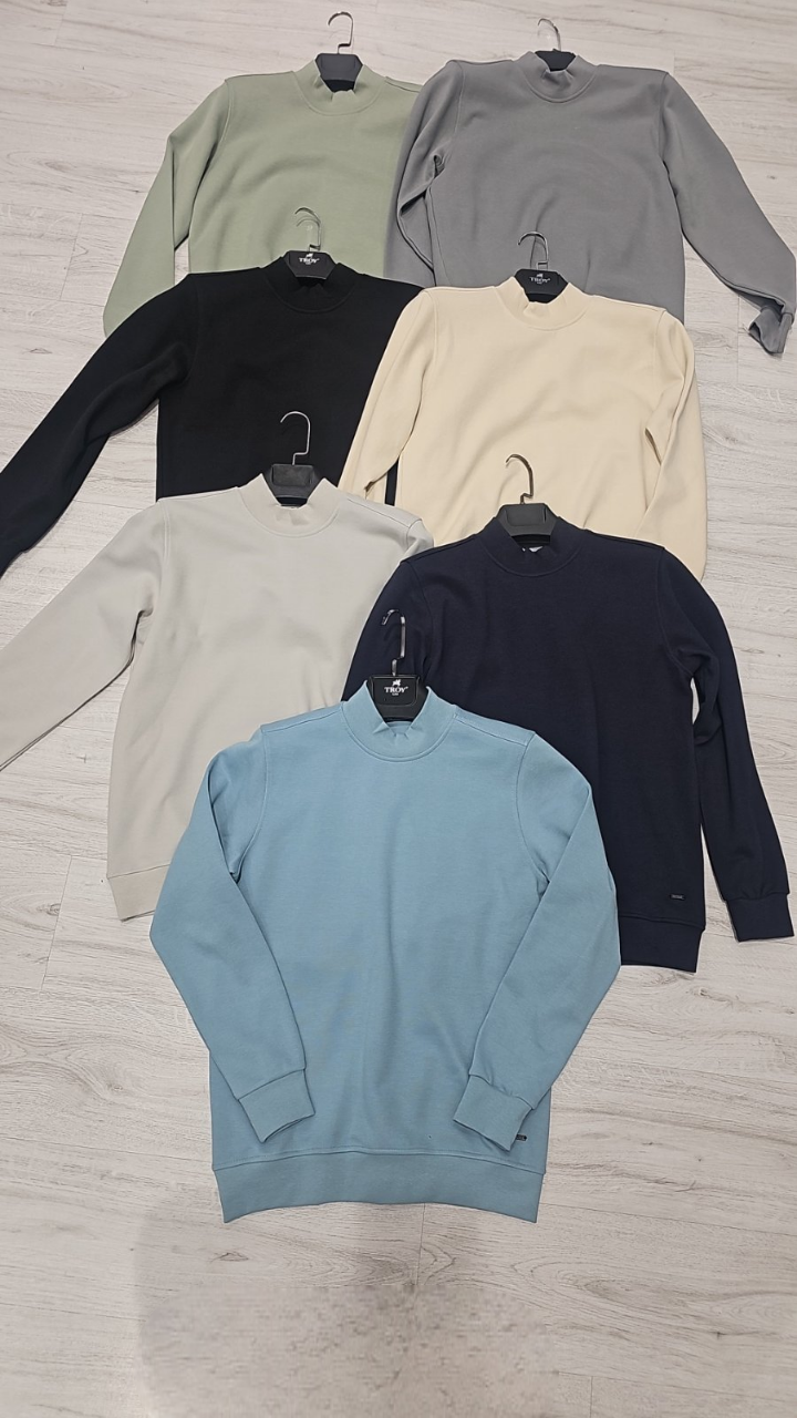 Чоловіча кофта з коміром - стійкою, фото 1