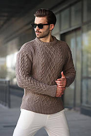 Чоловічий в'язаний светр без горла
