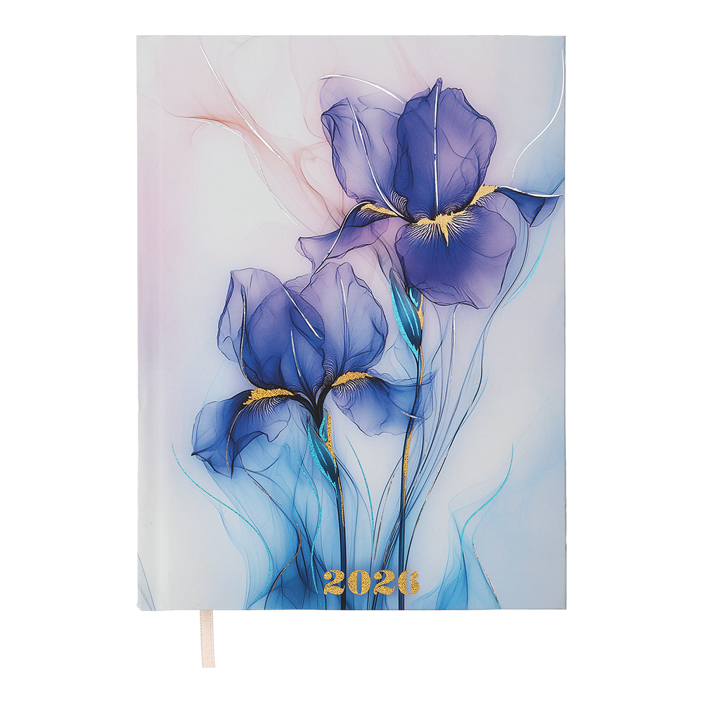 Щоденник датов поліграфічний NOVEL  2026  A5 фіолетовий