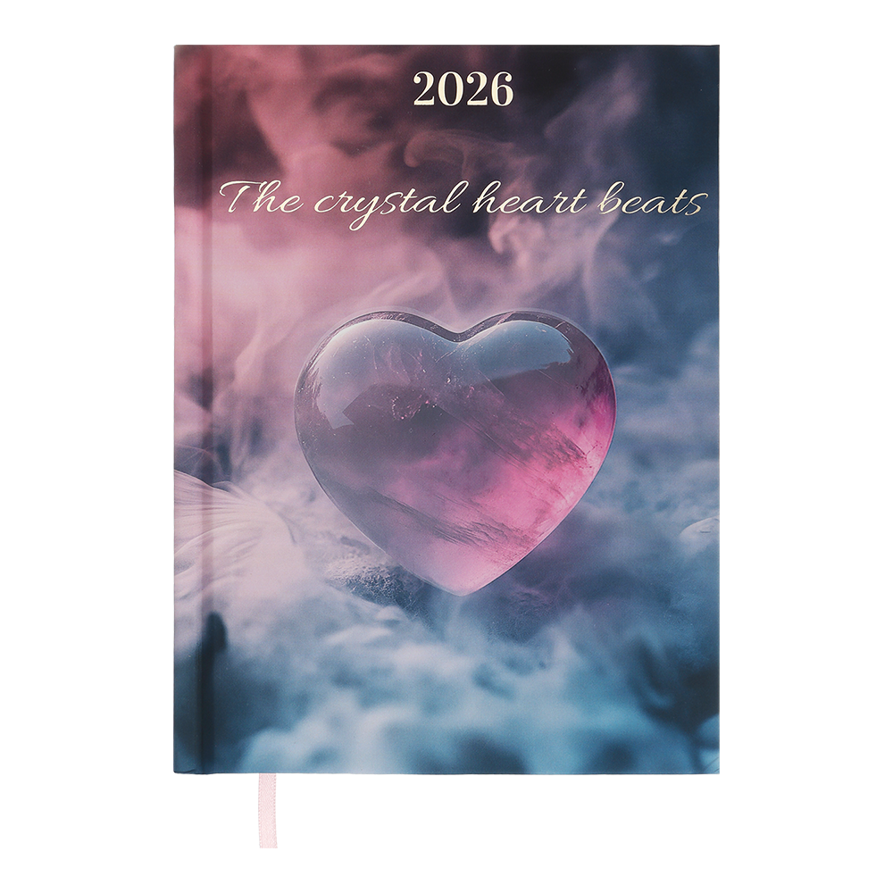 Щоденник данин поліграфічний ROMANTIC 2026 A5 аквамарин