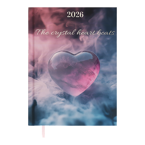 Щоденник данин поліграфічний ROMANTIC 2026 A5 аквамарин, фото 1
