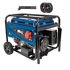 Бензиновий електрогенератор 6.5 кВт трифазний Scheppach SG7100 генератор для дому