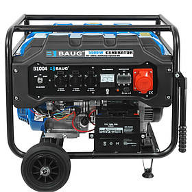 Генератор бензиновий для дому та будівництва Baug B1004 6,5 кВт потужний портативний генератор