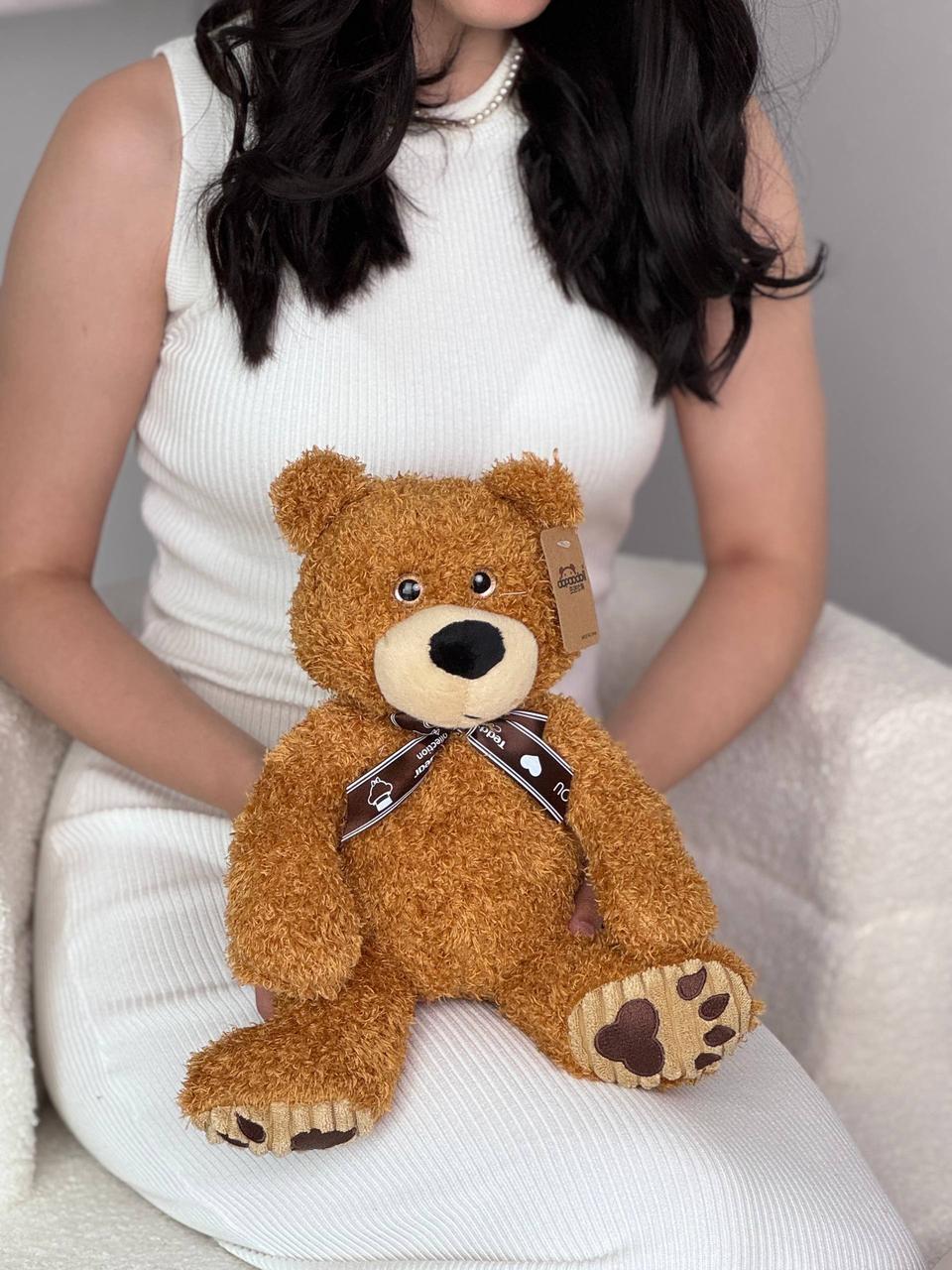 М'яка іграшка Ведмедик кучерявий 37см, фото 1