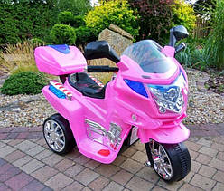 Дитячий мотоцикл на акумуляторі M6 РОЖЕВИЙ M6 518