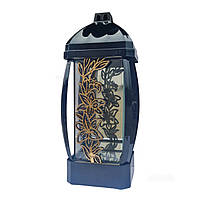 Лампадка пластиковая/стеклянная без запаски (29 см.) 1/8 (1002)