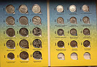 Повний набір монет ЗСУ в альбомі 27 монет Збройні Сили України з 2018 по 2025 рік