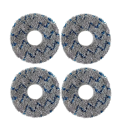 Мікрофіброві накладки (ганчірки) для пилососів Xiaomi Dreame Roborock Ecovacs / 4 шт, фото 1