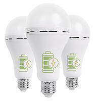 Набір лампа акумуляторна Е27 LED NOAS YL95-0711 6500K 3 шт