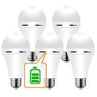 Набір лампа акумуляторна Е27 LED NOAS YL95-0711 6500K 5 шт