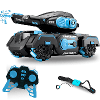 Дитячий Танк на Радіоуправлінні Stunt Car із Запуском Орбізів Управління Жестами та Пультом + Світло Музика та LED Підсвічування