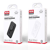 Універсальна Мобільна Батарея Power Bank XO PR153 PD20W Magnetic wireless 15W Type-C 5000mAh М'ята упаковка