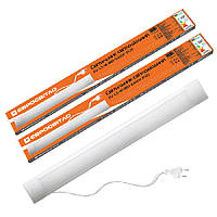 Набір світильник світлодіодний лінійний Євросвітло 18Вт 6400К EV-LS-18 IP20 з кабелем 1,5 м і вилкою 2шт