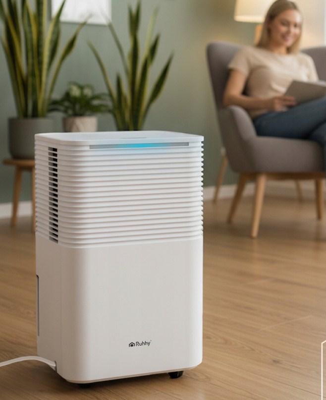 Конденсаційний осушувач повітря RUHHY DRYZIX 12 л/24 год з WiFi 26498, фото 1