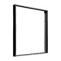 Рамка для світильника 595*595 Євросвітло FRM-50 пластикова чорна