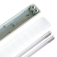 Світильник Євросвітло LED-SH2-40 2*1200 IP65 з лампами 18Вт 4000К