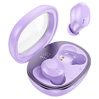 Блютуз-гарнітура Hoco EQ3 фіолетовий,бездротові навушники