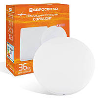 Світильник точковий накладний Євросвітло 36Вт коло LED-SR-220-36 6400К без рамки