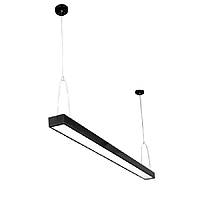 Світильник світлодіодний Sign-30 підвісний лінійний на тросах 30Вт 4200К чорний