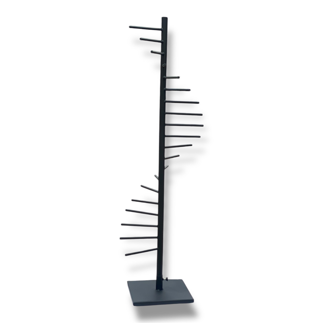 Стійка - полиця для шарфів, вітрина для підлоги, креативна стійка для шарфів, тканин, ременів, штанів, фото 1