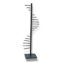 Стійка - полиця для шарфів, вітрина для підлоги, креативна стійка для шарфів, тканин, ременів, штанів