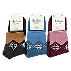 Жночі середні шкарпетки Fashion Luxe бавовняні зірочки, розмір 36-40 12 пар/уп. асорті, фото 2