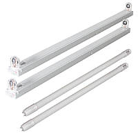 Набір світильник балка B-1-600 і LED-лампа Т8 EVROLIGHT 9 Вт 6400К 2шт