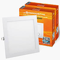 Набір світильник точковий врізний Євросвітло 24Вт квадрат LED-S-300-24 4200К 2шт