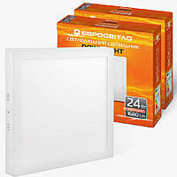 Набір світильник точковий накладний Євросвітло 24Вт квадрат LED-SS-300-24 4200К 2шт