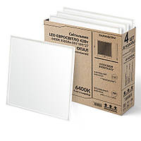 Набір Світильник LED ЄВРОСВІТЛО 42Вт 6400К універсальний/рівномірний 4шт