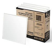 Набір Світильник LED ЄВРОСВІТЛО 42Вт 4000К універсальний/рівномірний 4шт