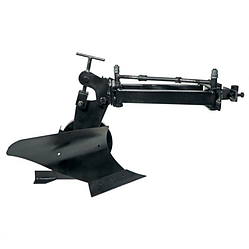 Плуг для мотоблока Zirka-105 (опорне колесо, коротка рама), (захват 20 см)