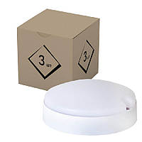 Набір світильник LED накладний Євросвітло 8Вт коло CL-R1 6400K IP65 3шт