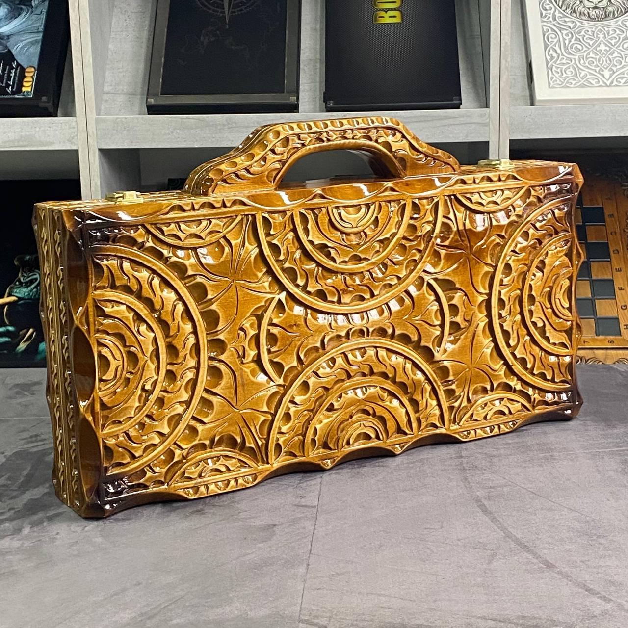 Нарди дерев'яні короткі та довгі, 58×28×10 см, арт.192331, фото 1