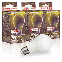 Набір з 3шт Лампа світлодіодна Євросвітло МО-12-24-36-48В 10 Вт E27