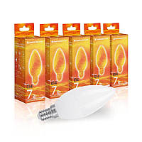 Набір Лампа світлодіодна Євросвітло 7Вт 4200К С-7-4200-14 E14 5шт