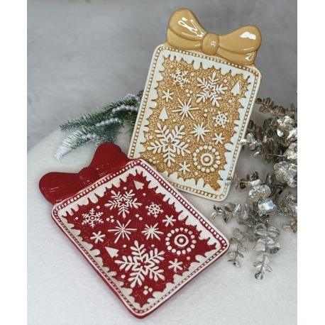 Новорічне блюдо 24х18см 251013-20