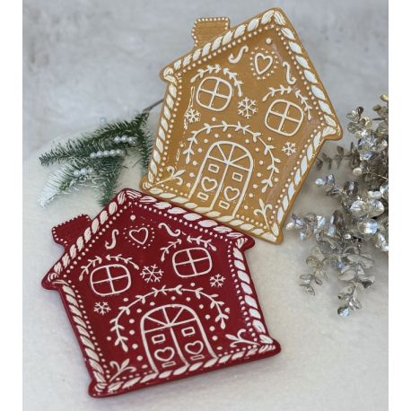 Новорічна тарілка  23х21см  251013-1